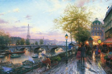Thomas Kinkade Werke - Pariser Eiffelturm Thomas Kinkade